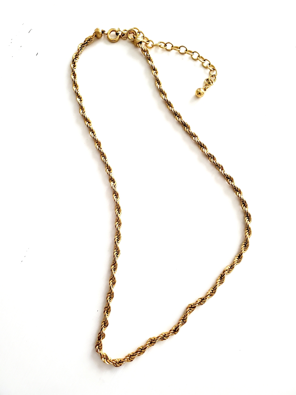 Gold Rope Chain Necklace - Women Jewelry